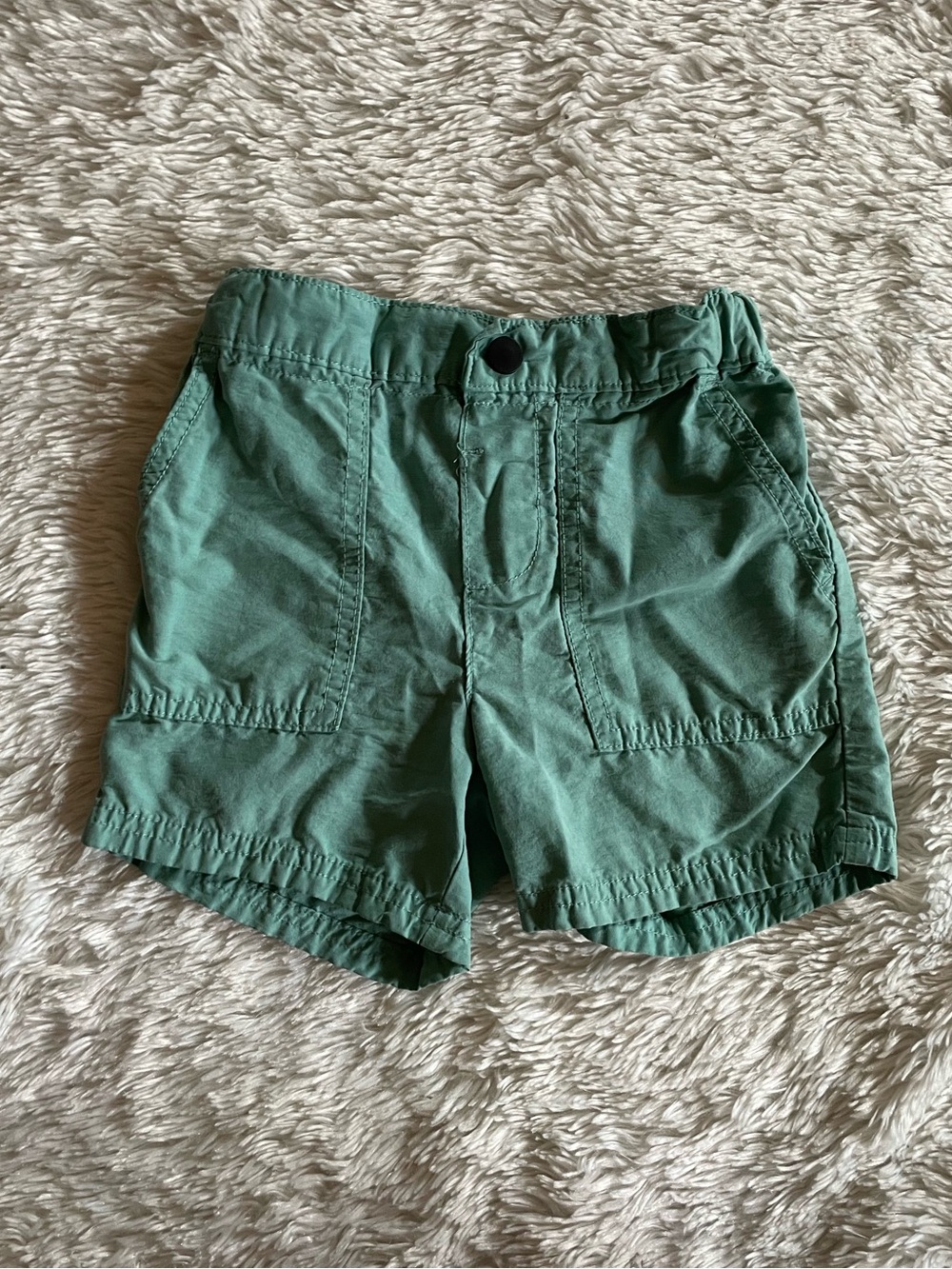 teal shorts
